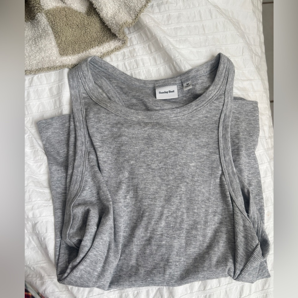 Aritzia Sunday best high neck tank top size M